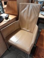 2 leren stoelen, Ophalen, Gebruikt, 50 tot 75 cm, Leer