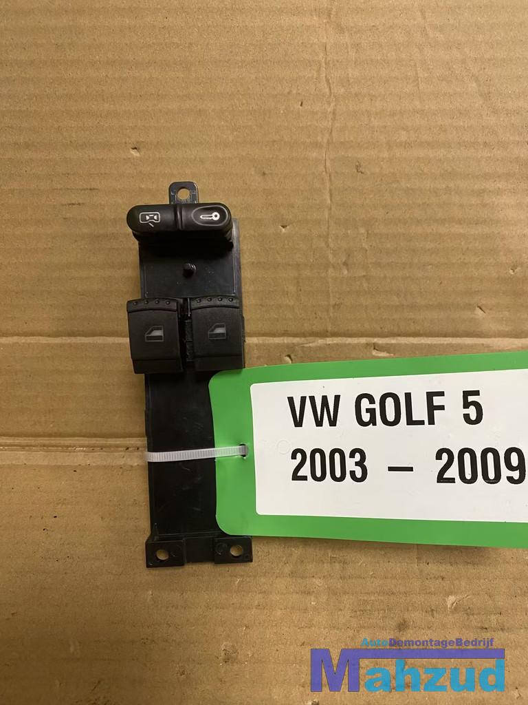 VW GOLF 5 Raam schakelaar links voor 2003-2009, Auto-onderdelen, Dashboard en Schakelaars, Gebruikt, Volkswagen, Volkswagen AG