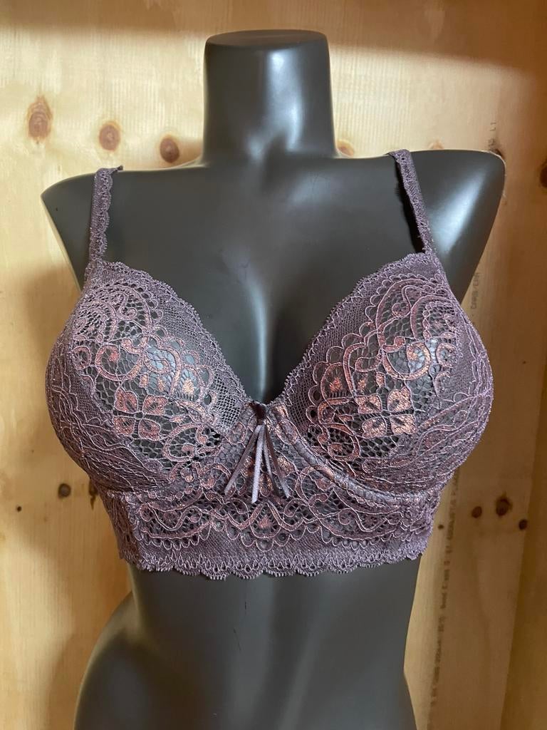 Prima donna twist longline bh maat 80c model i do, Verzenden, Bruin, BH