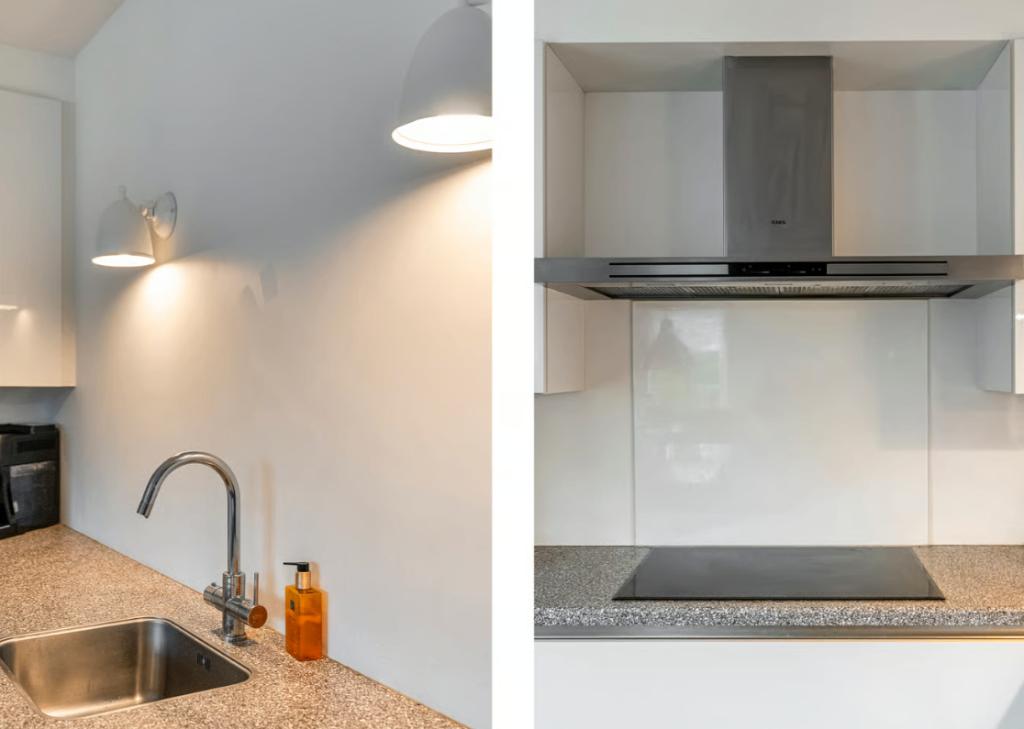 Keuken, Huis en Inrichting, Keuken | Complete keukens, Ophalen, Gebruikt, Wit, Hoekkeuken