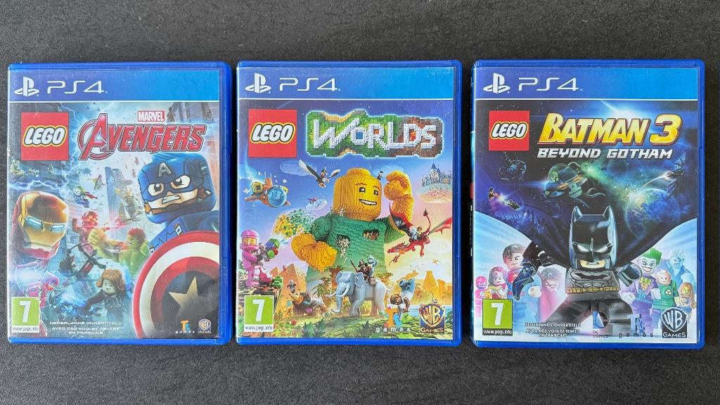 Lego Avengers, Worlds & Batman 3, Avontuur en Actie, Gebruikt, 1 speler, Ophalen of Verzenden