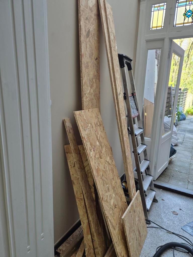 GRATIS hout, Doe-het-zelf en Verbouw, Platen en Panelen, Ophalen of Verzenden, Gebruikt, Overige materialen, Minder dan 20 mm