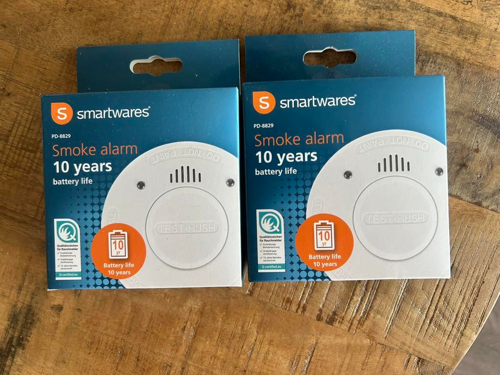 2 Smartwares rookmelders, nieuw, Ophalen, Detector, Sensor of Melder, Nieuw, Rook