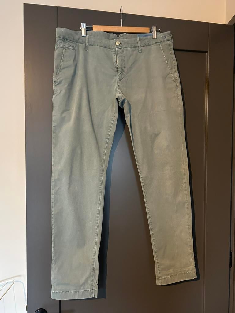 Mooie lichtgroene chino te koop van Jacob Cohen, Verzenden, Zo goed als nieuw, Maat 56/58 (XL), Groen