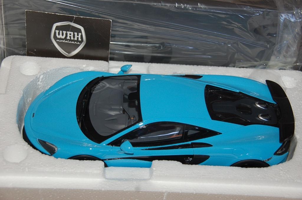 1:18 MCLAREN 600 LT blue GT spirit GT310 WRH, Hobby en Vrije tijd, Modelauto's | 1:18, Verzenden, Zo goed als nieuw, Auto, Overige merken