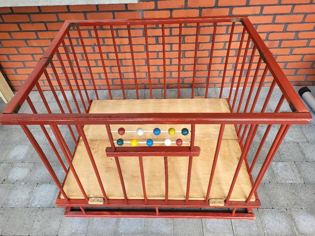 Retro kinderbox, Ophalen, Gebruikt, Vierkant