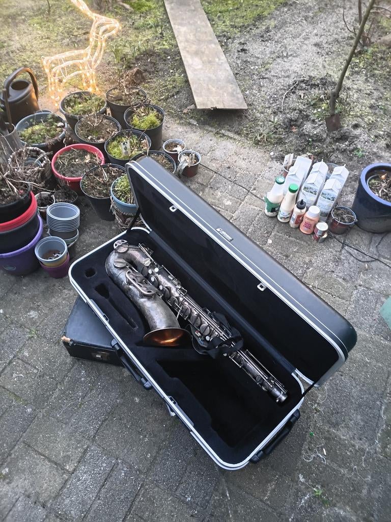 Amati Super Deluxe Kraslice Tenorsaxofoon - Revisie Nodig, Muziek en Instrumenten, Blaasinstrumenten | Saxofoons, Ophalen of Verzenden