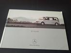 Mercedes benz v-klasse brochure boekje, Boeken, Ophalen of Verzenden