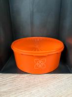 Vintage Tupperware oranje koeltrommel, Ophalen, Gebruikt, Oranje, Bak of Kom