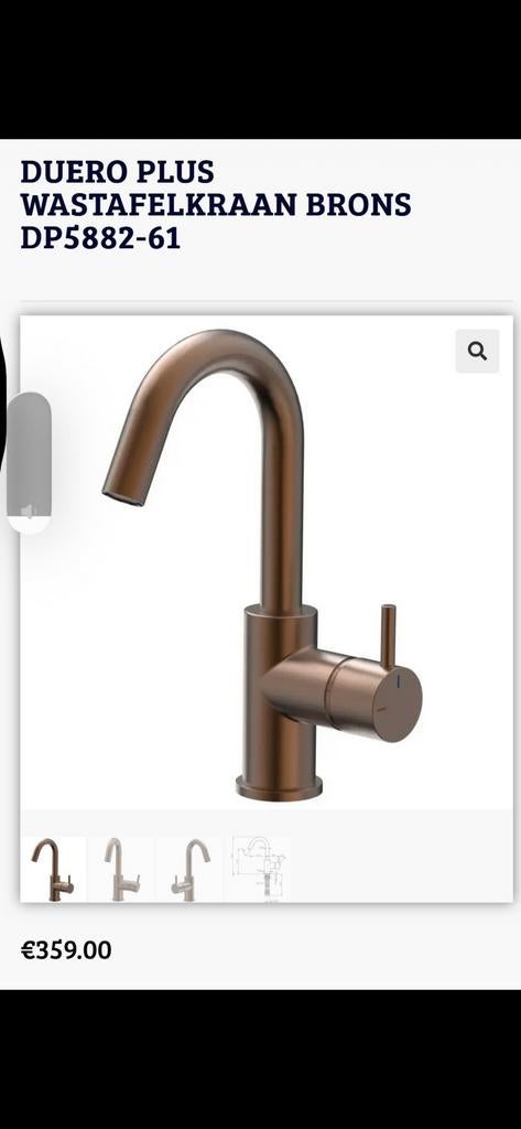 Xenz Duero kranen brons, Ophalen of Verzenden, Nieuw, Kraan