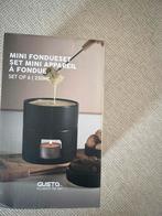 Gusta fondueset nieuw fondue set fonduen kaasfondue chocola, Ophalen of Verzenden, Nieuw, Brander, Fondueset