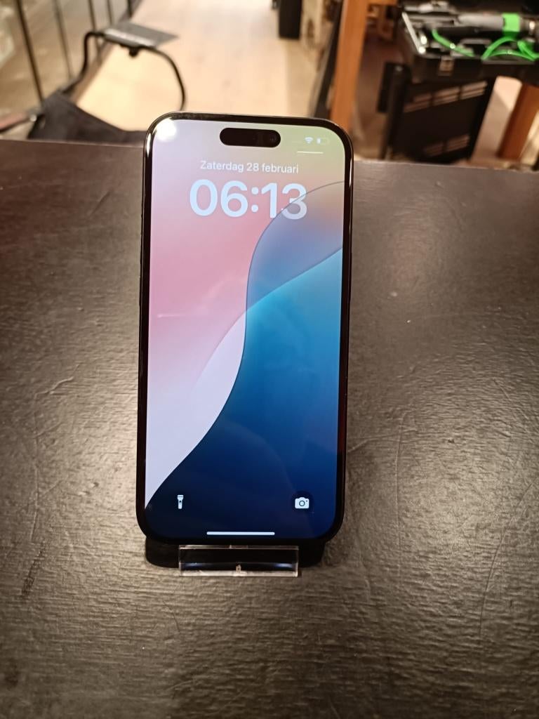 iPhone 15 | 128GB | Zwart | Zeer Nette Staat (85%) |, 128 GB, IPhone 15, Zwart, Ophalen of Verzenden