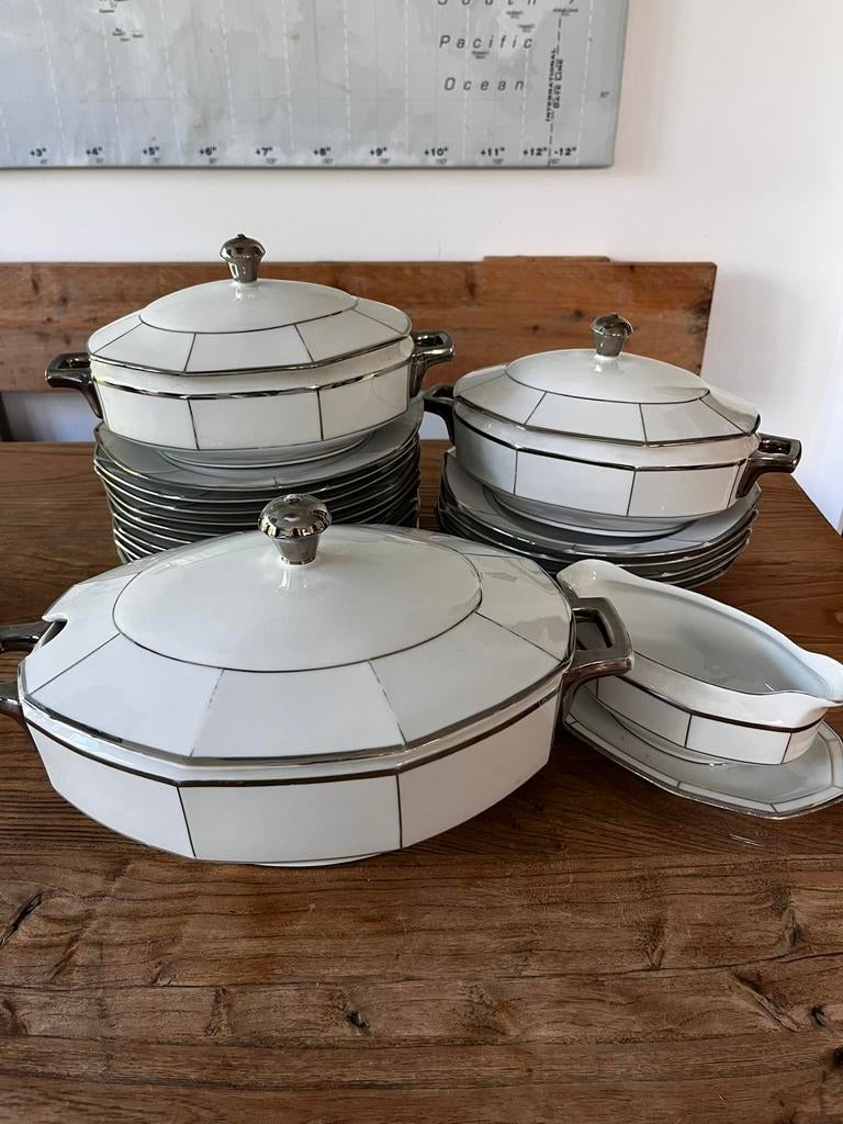 Art deco porceleinen servies jaren 30 Duitsland, Ophalen