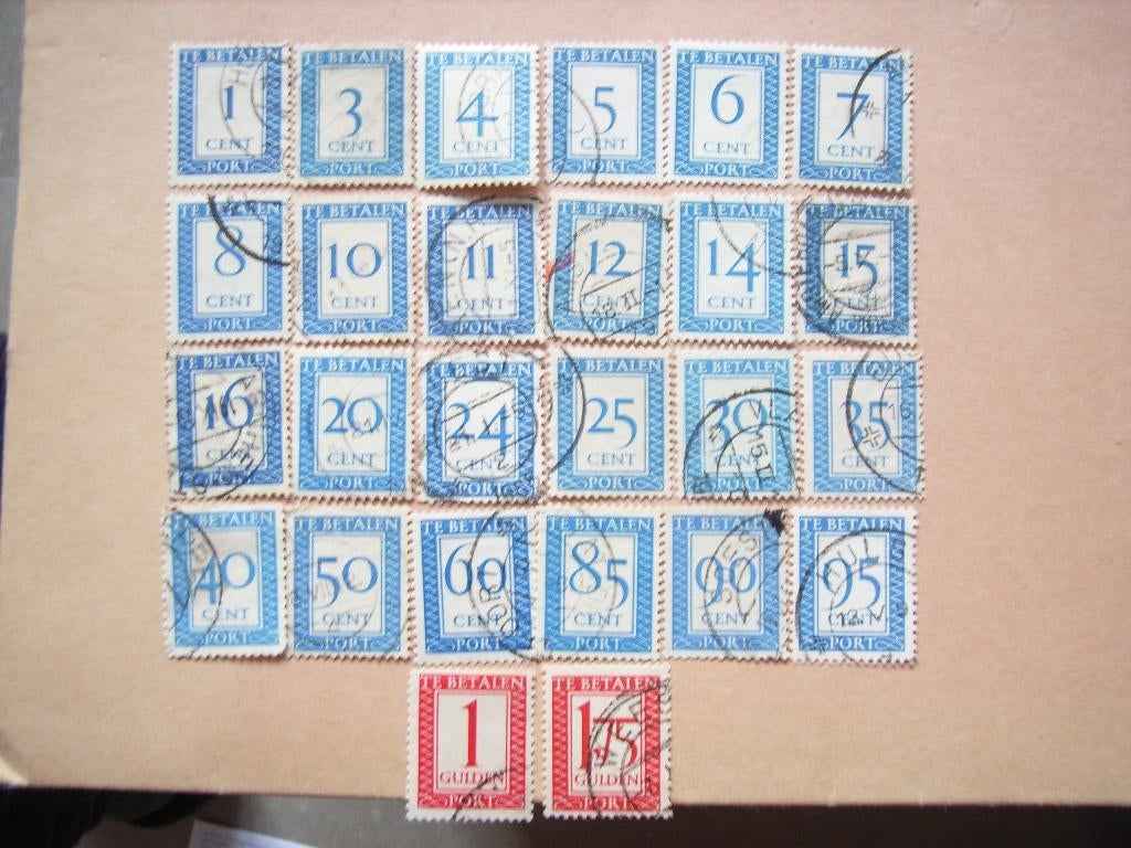 BL   Nederland P80-P106, Ophalen of Verzenden, Gestempeld