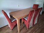 Komplete eethoek, Ophalen of Verzenden, Gebruikt, 4 tot 6 stoelen