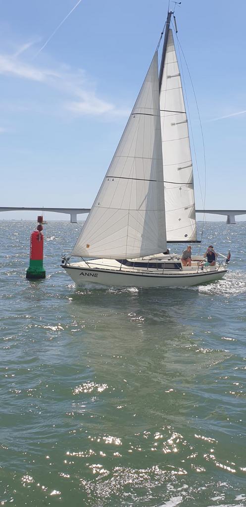 Oceaan 25 zeilboot, Watersport en Boten, Ophalen, Gebruikt, Diesel, Tourjacht of Cruiser