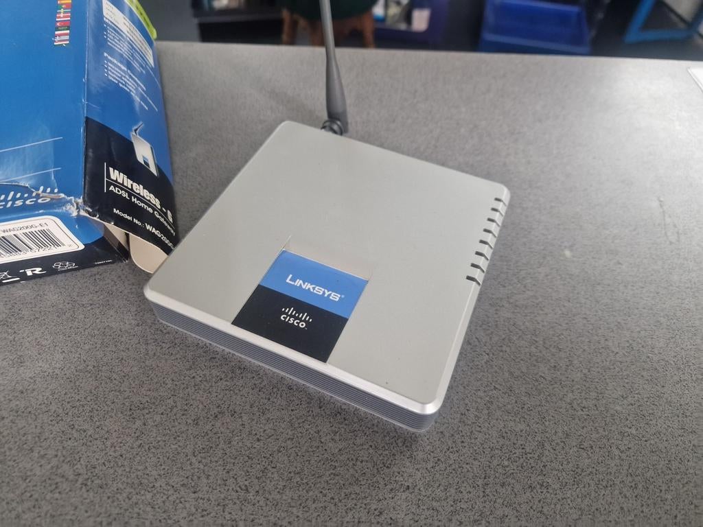 Linksys WAG200G Wireless-G ADSL Home Gateway Router, Ophalen of Verzenden, Gebruikt, Router met modem, Linksys