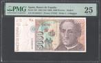 Spanje 5000 Pesetas 1992  PMG Graded 25, Verzenden, Overige landen, Los biljet