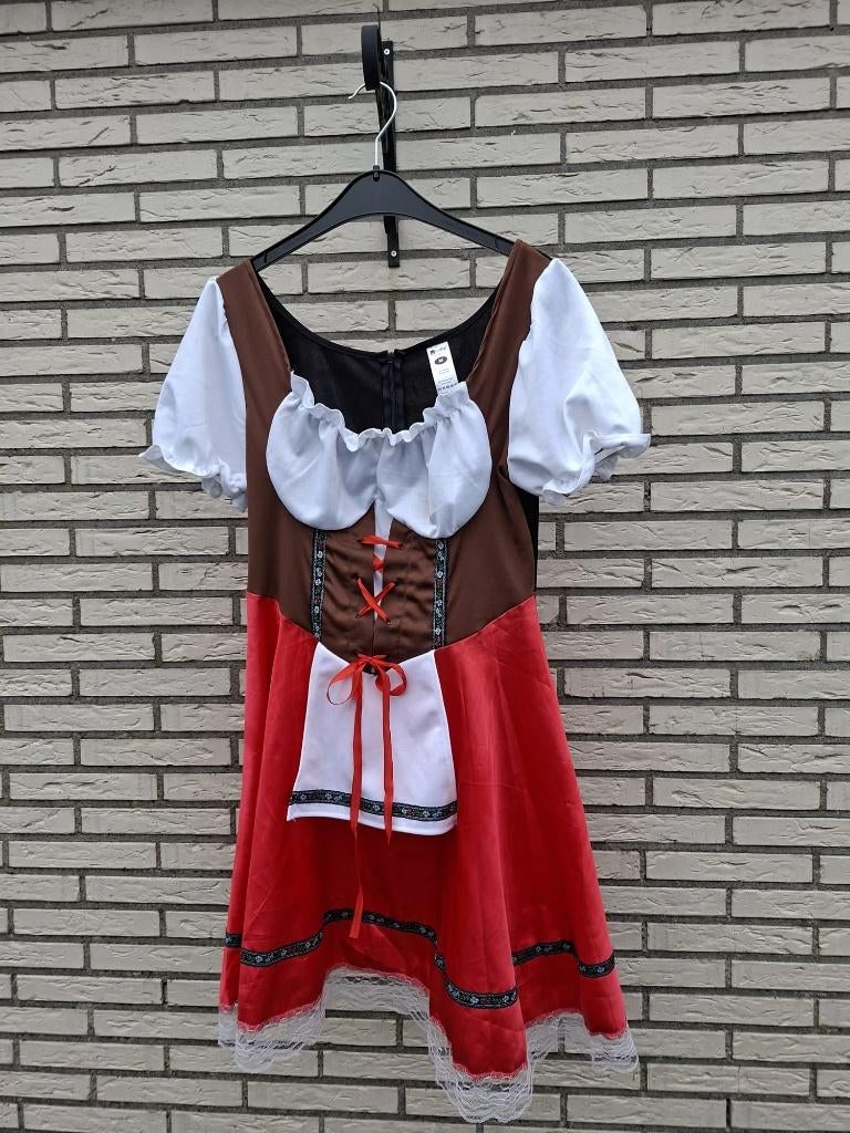 carnaval kleding tiroler jurk maat M, Kleding | Dames, Maat 38/40 (M), Carnaval, Ophalen of Verzenden, Kleding