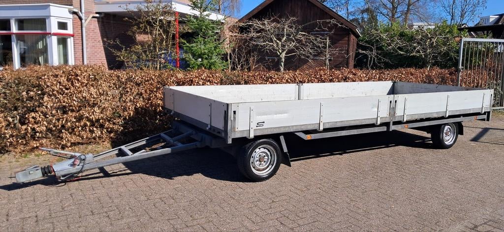 Hulco Rota schamelaanhanger 200x500cm 3000kg schamelwagen, Ophalen, Gebruikt
