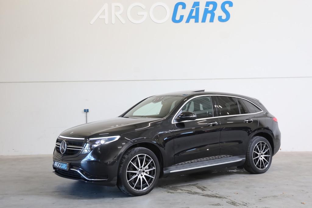 Mercedes-Benz EQC 400 4MATIC AMG 80 kWh NAP HEAD-UP 360 Came, Auto's, Zwart, 2395 kg, 80 kWh, 1333 min