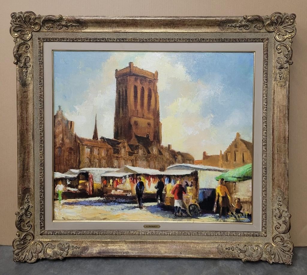 Henri ROWET, markt in Veurne, Ophalen of Verzenden