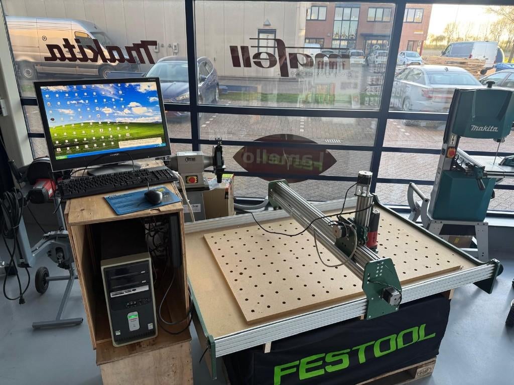 CNC Freesmachine compleet met soft/hardware, Doe-het-zelf en Verbouw, Gereedschap | Freesmachines, Ophalen, Overige soorten, Zo goed als nieuw