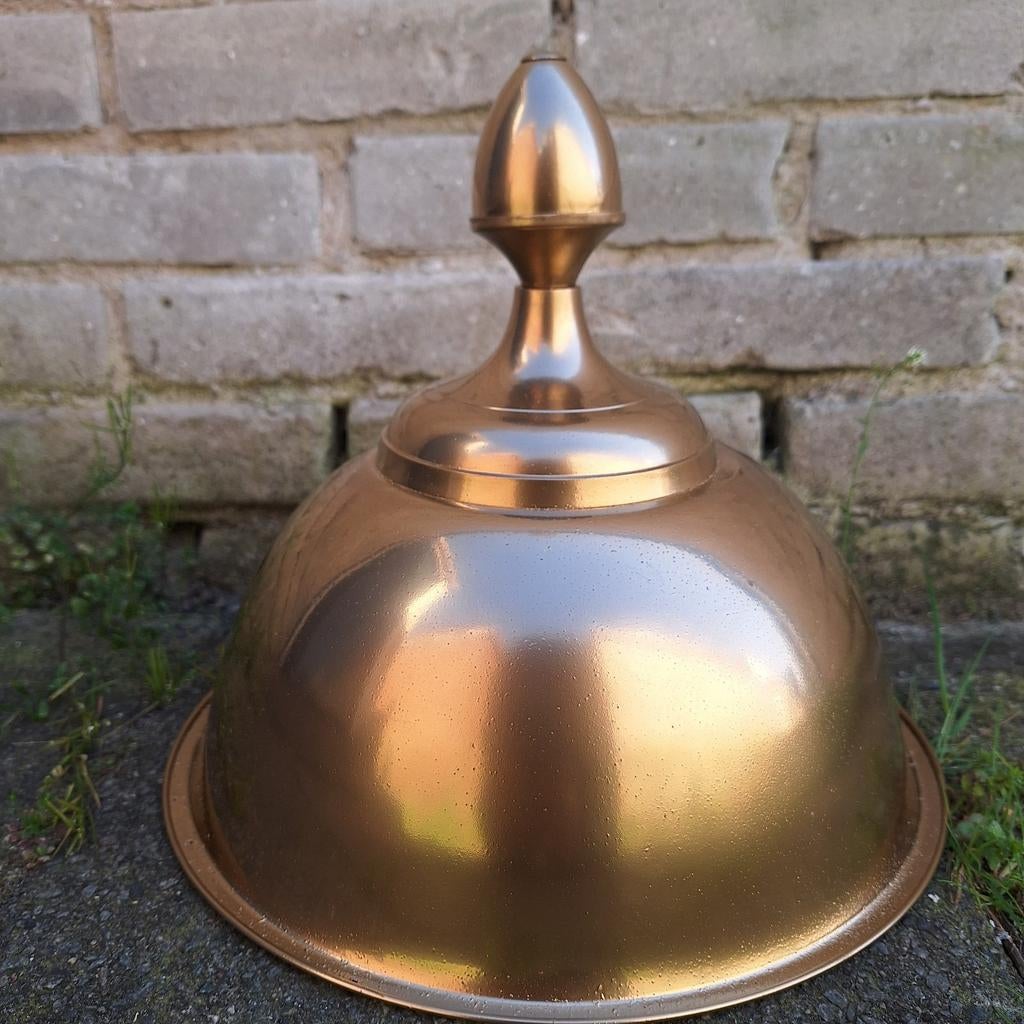 Rvs met messing Stolp voor IJscowagen of Handkar, Antiek en Kunst, Ophalen of Verzenden