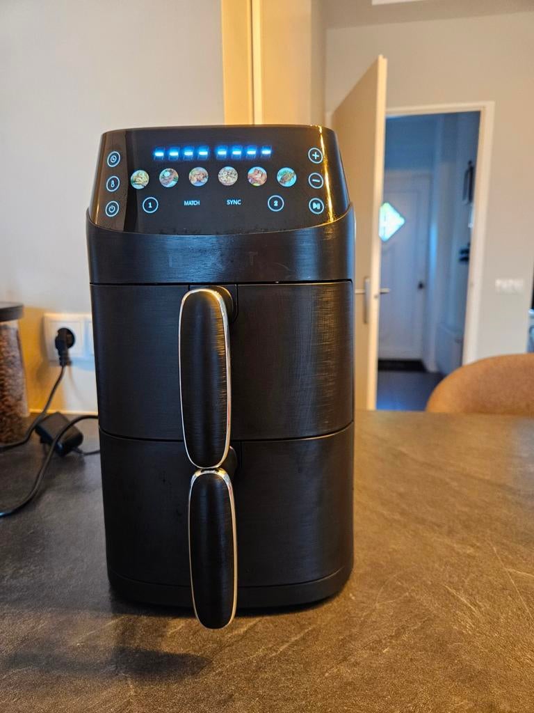 Nexxt Dubbele Airfryer, Witgoed en Apparatuur, Airfryers, Ophalen of Verzenden, Zo goed als nieuw