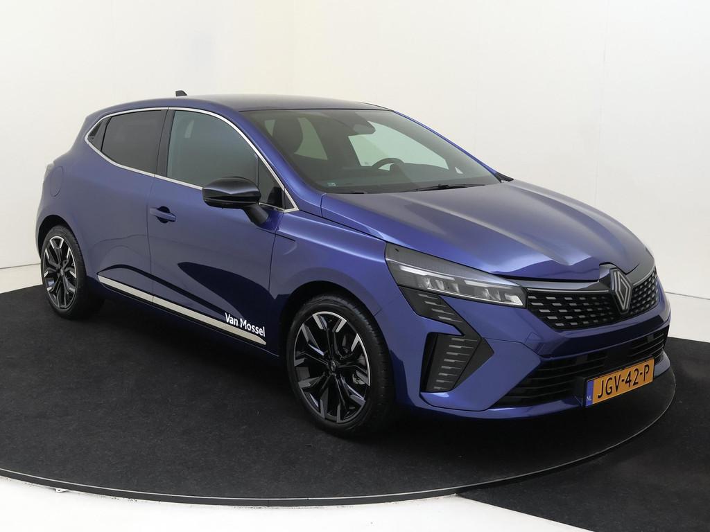 Renault Clio 1.0 TCe 90 GPF techno | Camera | Navigatie, Auto's, Renault, Stof, Euro 6, Blauw, Origineel Nederlands