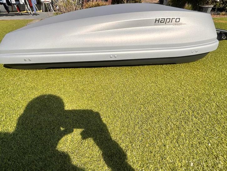 Hapro Carver 5.5 Dakkoffer met Hapro Cronos 125 Alu Dakdrage, Auto diversen, Dakkoffers, Gebruikt, Ophalen