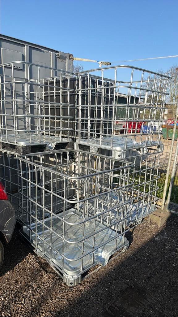 1000 liter ibc kratten/houtkratten, Minder dan 3 m³, Ophalen