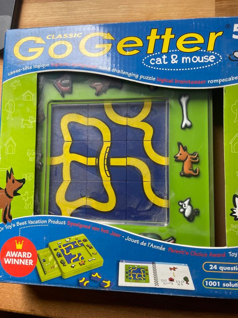 Thinkfun Puzzel Set: Chocolate Fix, River Crossing, GoGetter, Ophalen of Verzenden, Minder dan 500 stukjes, Gebruikt, Rubik's of 3D-puzzel