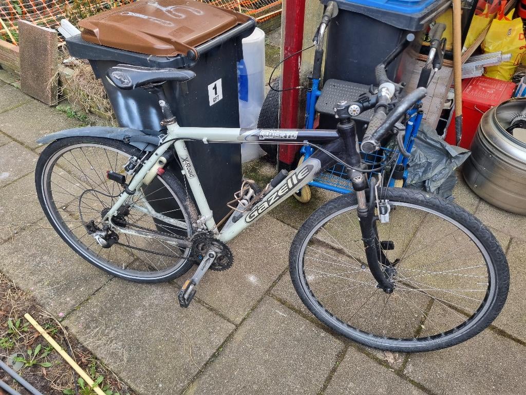 Gazelle Puerto Fiets in prima staat, Fietsen en Brommers, Fietsen | Heren | Herenfietsen, Ophalen, Gebruikt, Gazelle, Versnellingen