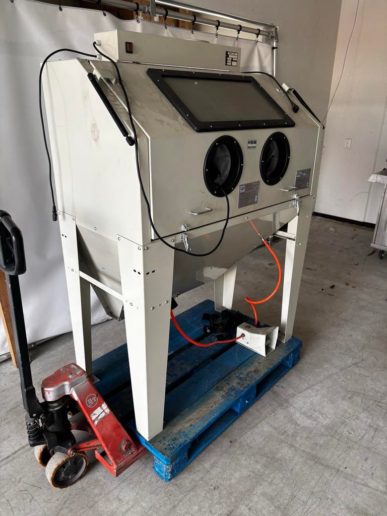 HBM Zandstraalcabine SBC 420 Professionele Straalkast, Ophalen, Gebruikt