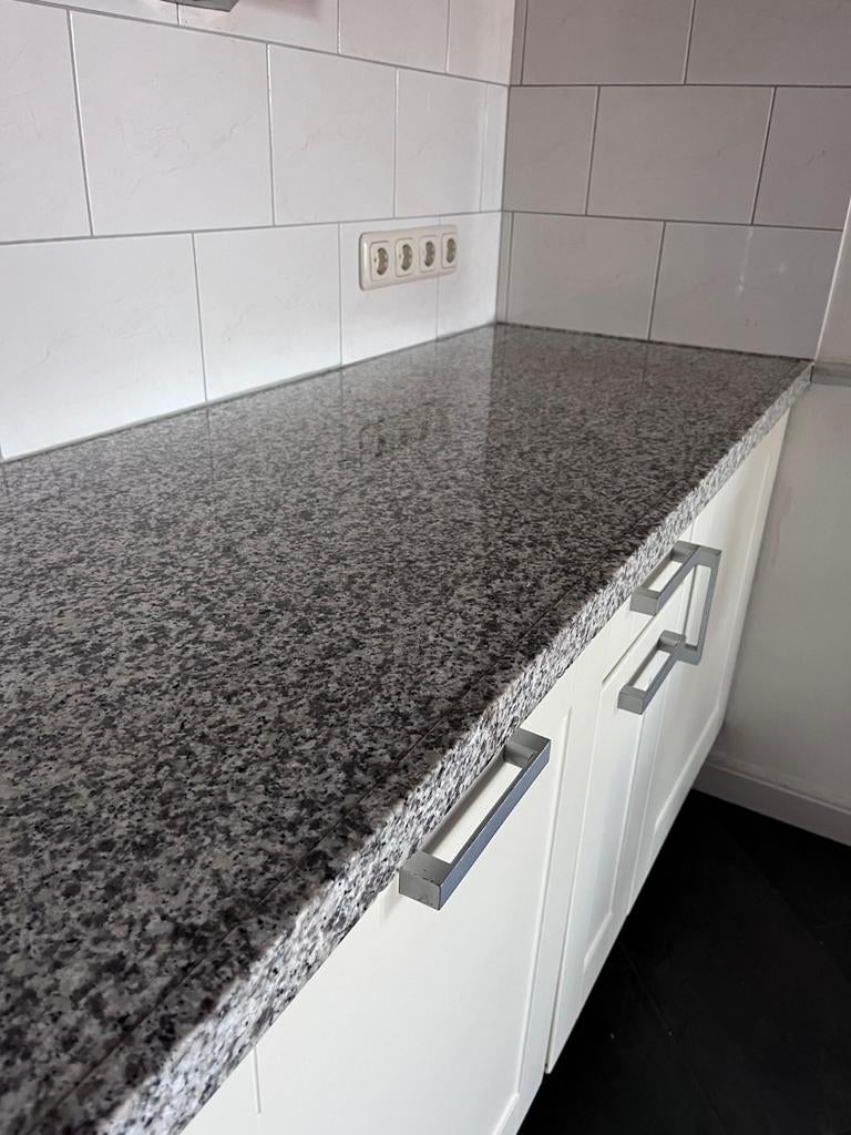 Granieten werkblad 2 delen 270 x  60 cm en 60 x 60 cm, Ophalen, Graniet of Steen