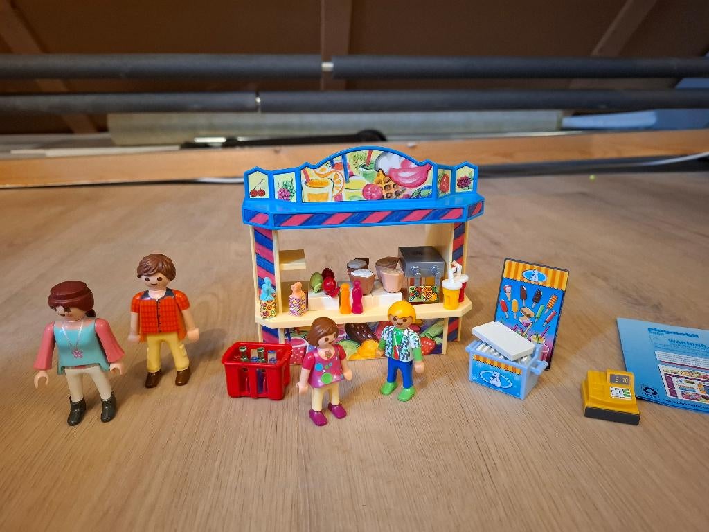5555 Playmobil Kermis snoepkraam, Ophalen of Verzenden, Gebruikt, Complete set