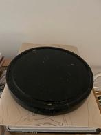 Zwart groot rond onderbord bord stolp cloche heiligbeeld, Ophalen of Verzenden