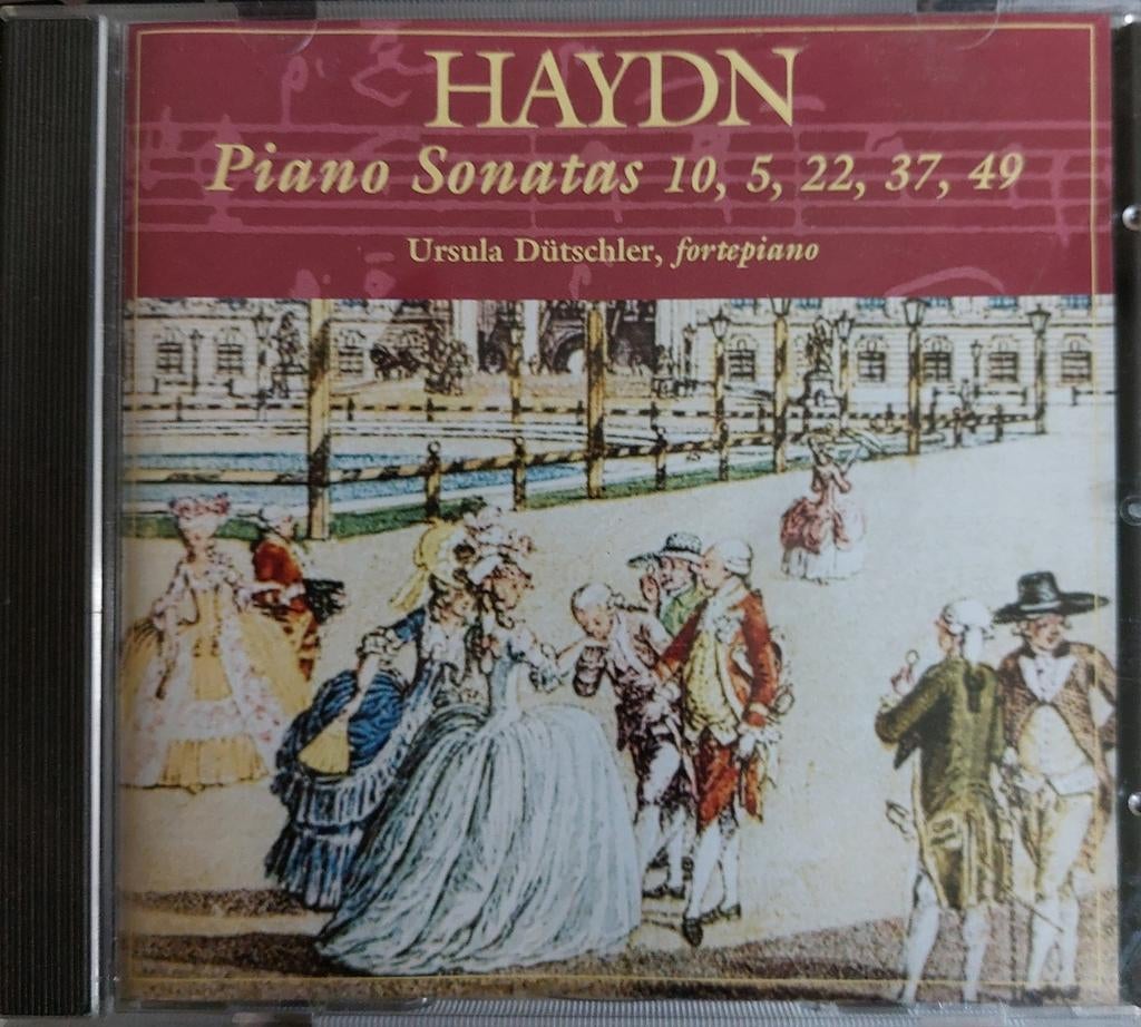 Haydn: Pianosonates 10, 5, 22, 37, 49 - Ursula Dütschler, Ophalen of Verzenden, Classicisme, Zo goed als nieuw, Kamermuziek