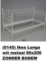 keuze uit gebruikte metalen bedden, zie beschrijving, Ophalen, Gebruikt, 90 cm, Eenpersoons
