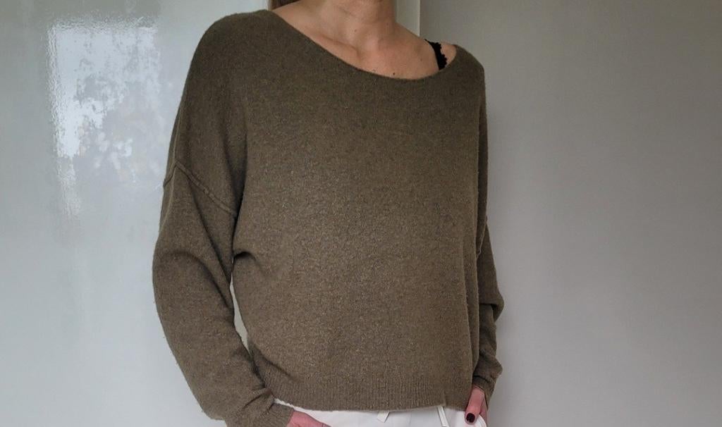 American Vintage trui wijdvallend gebreid, Ophalen of Verzenden, Zo goed als nieuw, American Vintage, Maat 36 (S)