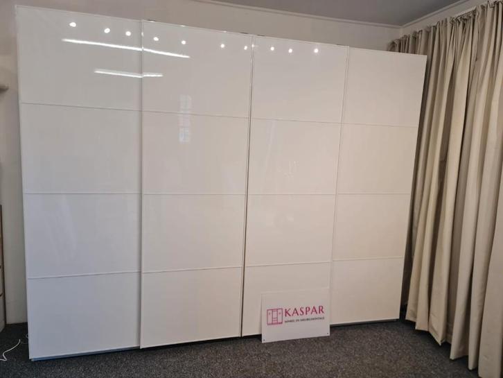 Wit kledingkast 3.00m IKEA PAX met verlichting. LEVEREN, Huis en Inrichting, Kasten | Kledingkasten, Zo goed als nieuw, 200 cm of meer