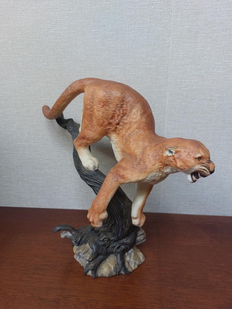 Porseleinen beeldje “The Defender” – Franklin Mint (1986), Ophalen of Verzenden, Zo goed als nieuw, Dier