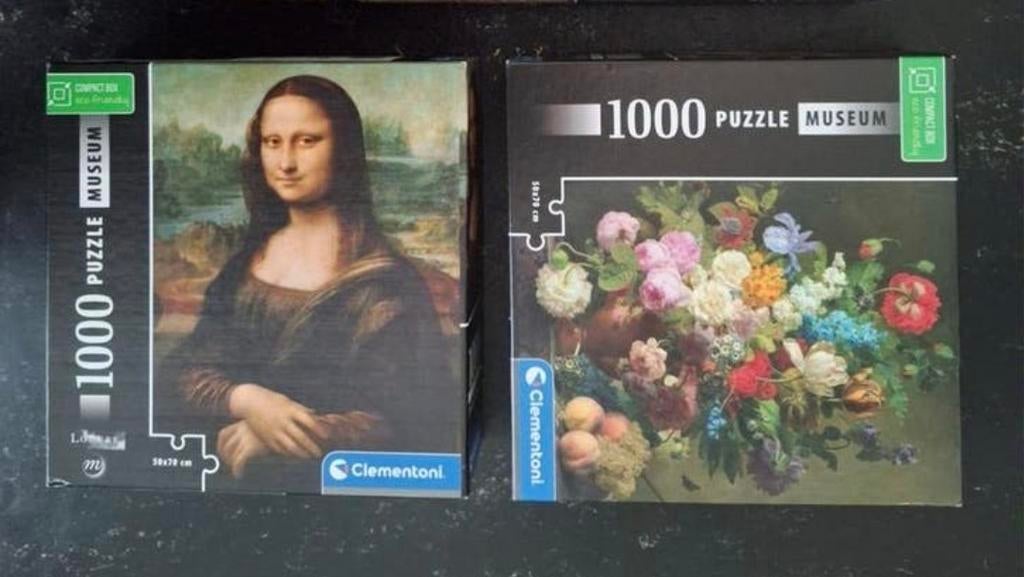 Clementoni - kunstpuzzels, Hobby en Vrije tijd, Verzenden, 500 t/m 1500 stukjes, Zo goed als nieuw, Legpuzzel
