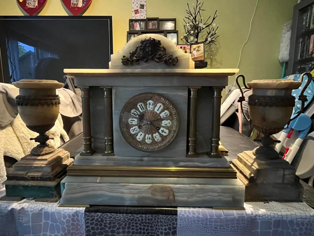 Schouwklok restauratie project, Antiek en Kunst, Antiek | Klokken, Ophalen