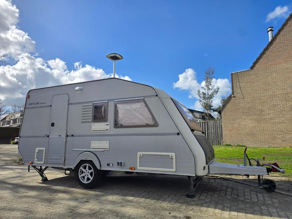 Kip Greyline special 44 ttz, Caravans en Kamperen, Rondzit, Kip, Tot en met 4, Luifel