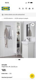 Kast Ikea Nysjon, Overige typen, Zo goed als nieuw, Minder dan 100 cm, 25 tot 50 cm