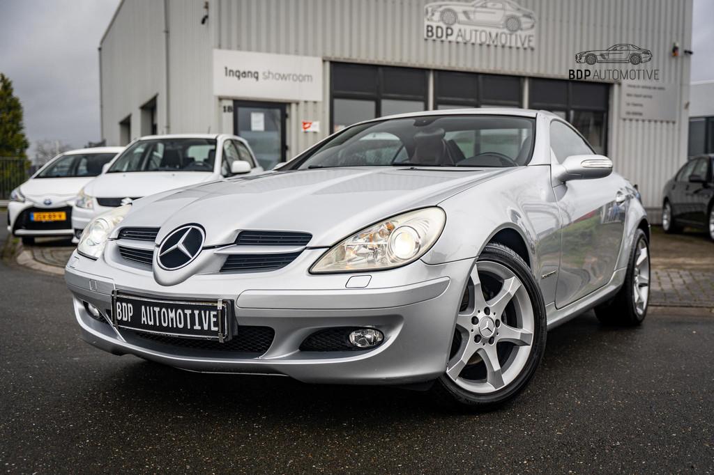 Mercedes-Benz SLK-klasse 200 K. Leer | Stoelverwarming | APK, Auto's, Achterwielaandrijving, Gebruikt, 4 cilinders, 163 pk