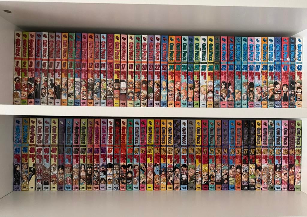 One Piece manga collectie, deel 1 t/m 106, Boeken, Strips | Comics, Meerdere comics, Ophalen, Zo goed als nieuw, Japan (Manga)