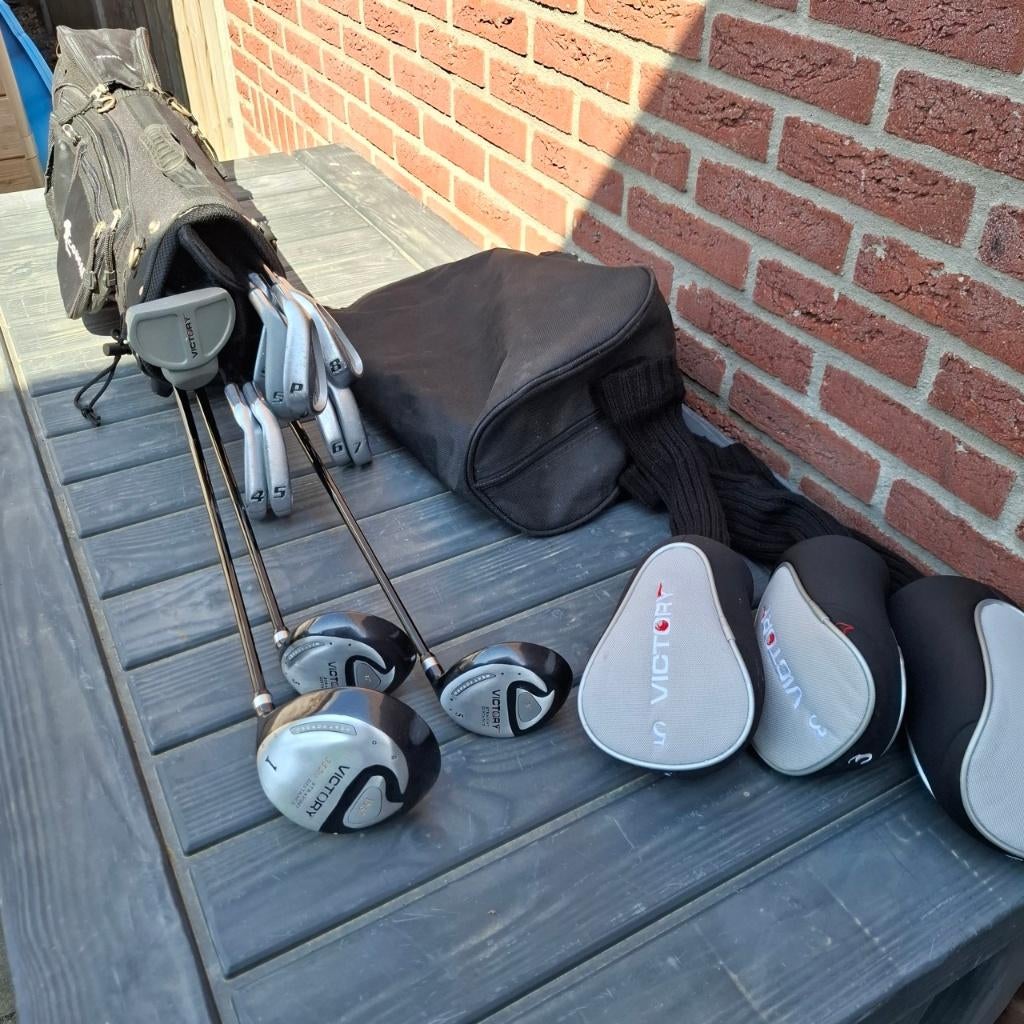 golf clubs en tas, Sport en Fitness, Golf, Ophalen, Gebruikt, Tas, Overige merken